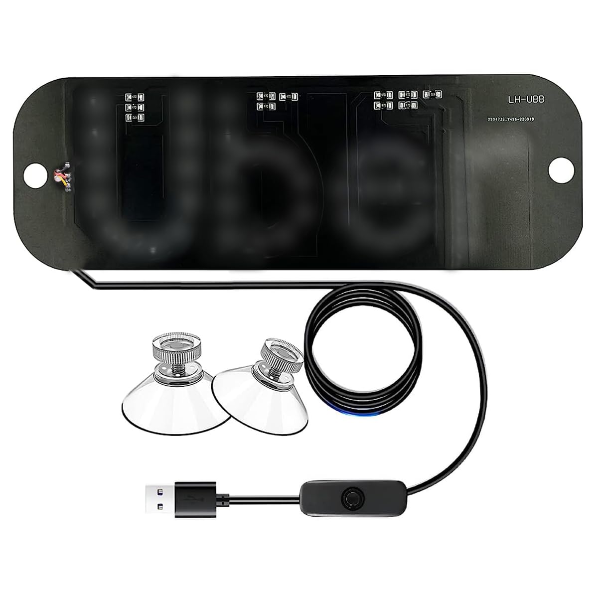 STHIRA Beacon Light for Car LED Light Sign for Car with Sunction Cups, Blue Light Light Sign, TYPE C Plug and Play Beacon Light with Switch STHIRA Beacon Light for Car LED Light Sign for Car with Sunction Cups, Blue Light Light Sign, TYPE C Plug and Play Beacon Light with Switch